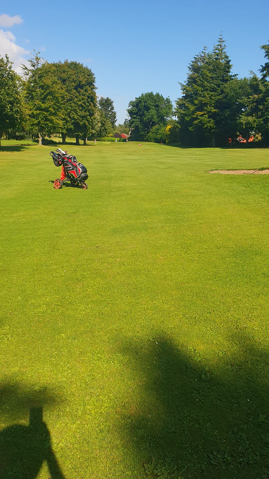 Scenic view of Hole 8 and 17 at Falkland Golf Club